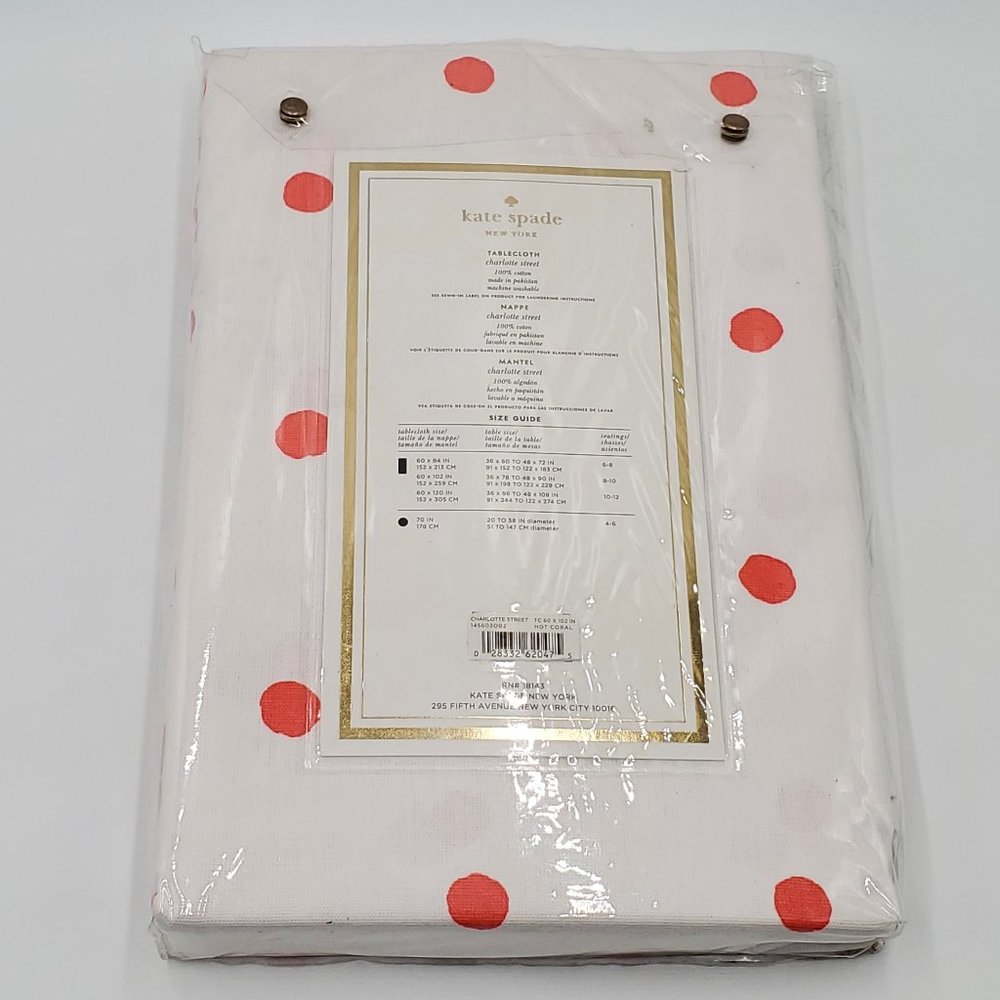 kate spade NWT tablecloth, napkins & placemats - Picture 4 of 14